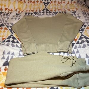 PrettyLittleThing Ribbed Knit Top in Beige